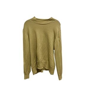 Old Navy Yellow GreenCowl Neck Sweater Cozy Knit